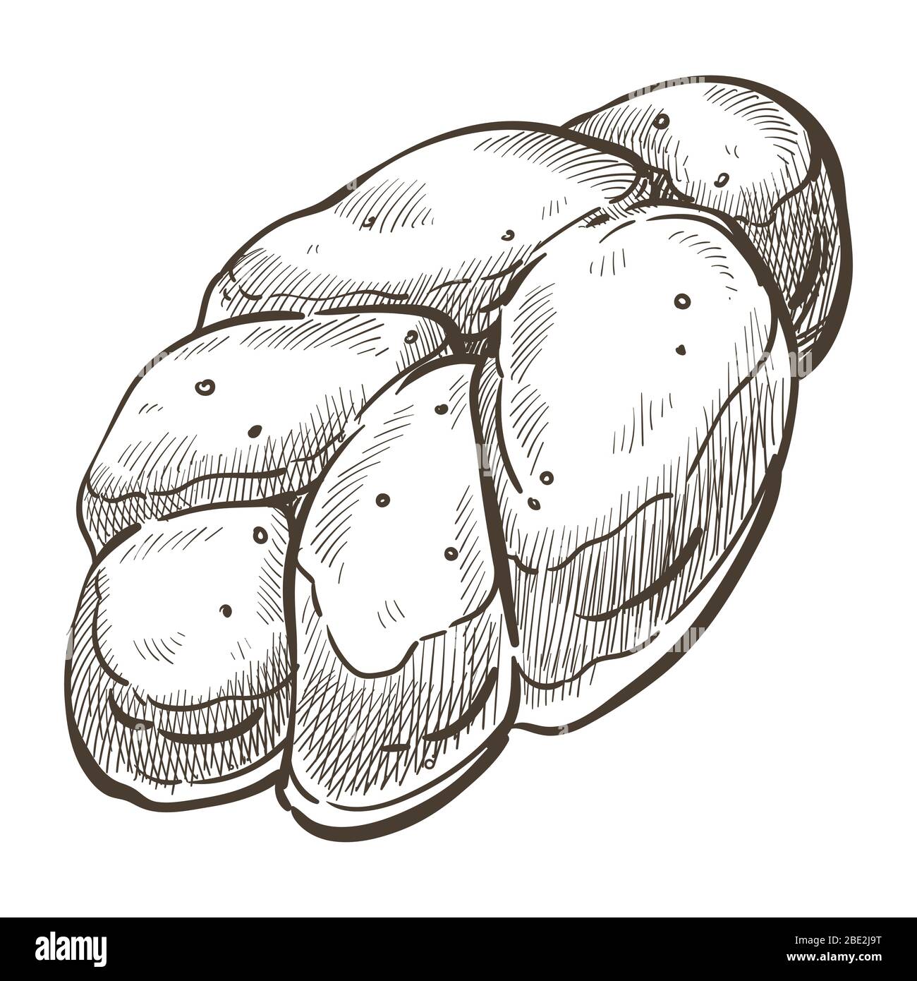 Loaf Of Sweet Bread For Dessert Bakery Sketch Stock Vector Image Art Alamy There are 2672 loaf of bread for sale on etsy, and they cost $13.87 on average. https www alamy com loaf of sweet bread for dessert bakery sketch image352870836 html