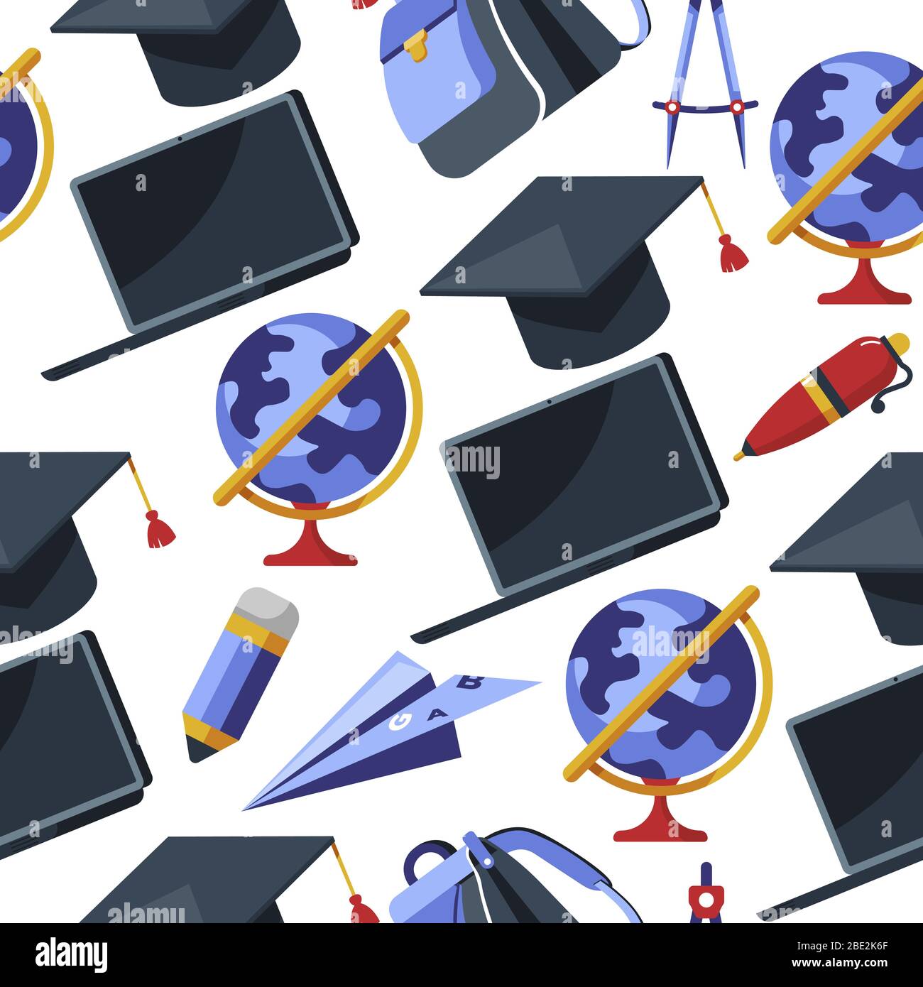 World globe graduation cap diploma hi-res stock photography and images ...