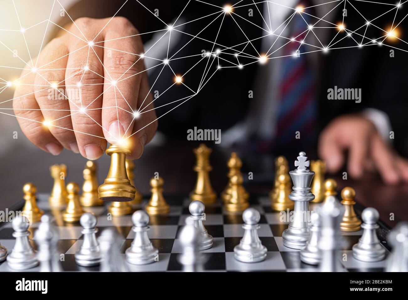 Chess board game concept of business ideas and competition and strategy  plan success meaning Stock Photo - Alamy