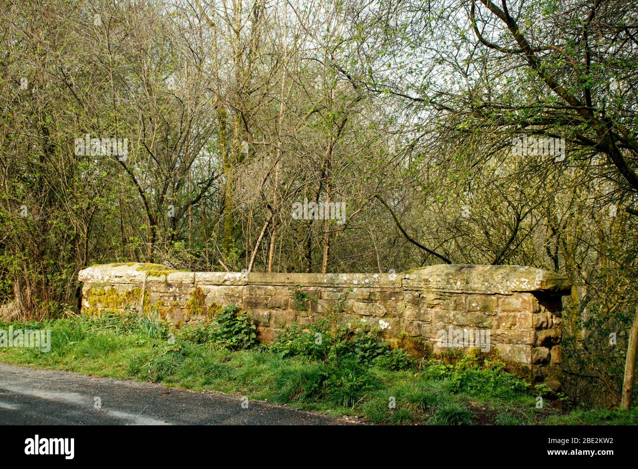 Bridge on the Great Harwood Loop Line Stock Photo