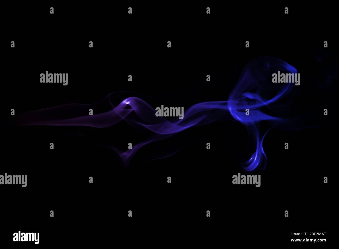 colorful abstract smoke on black background Stock Photo - Alamy
