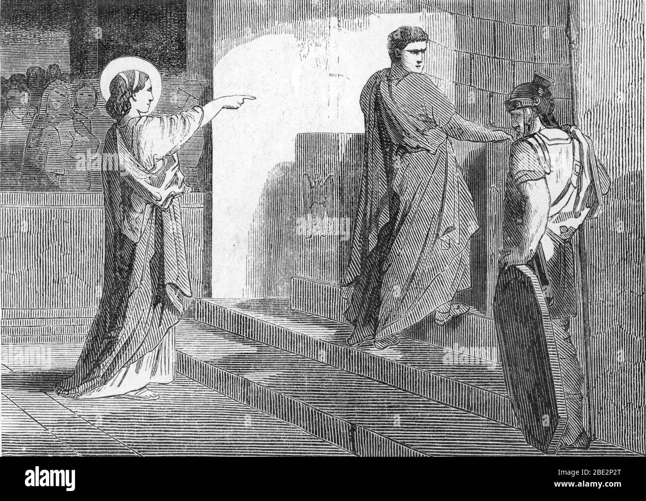 Saint eulalia of merida Black and White Stock Photos & Images Alamy