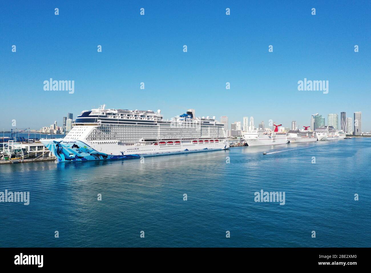 Miami Cruise Terminal High Resolution Stock Photography And Images Alamy