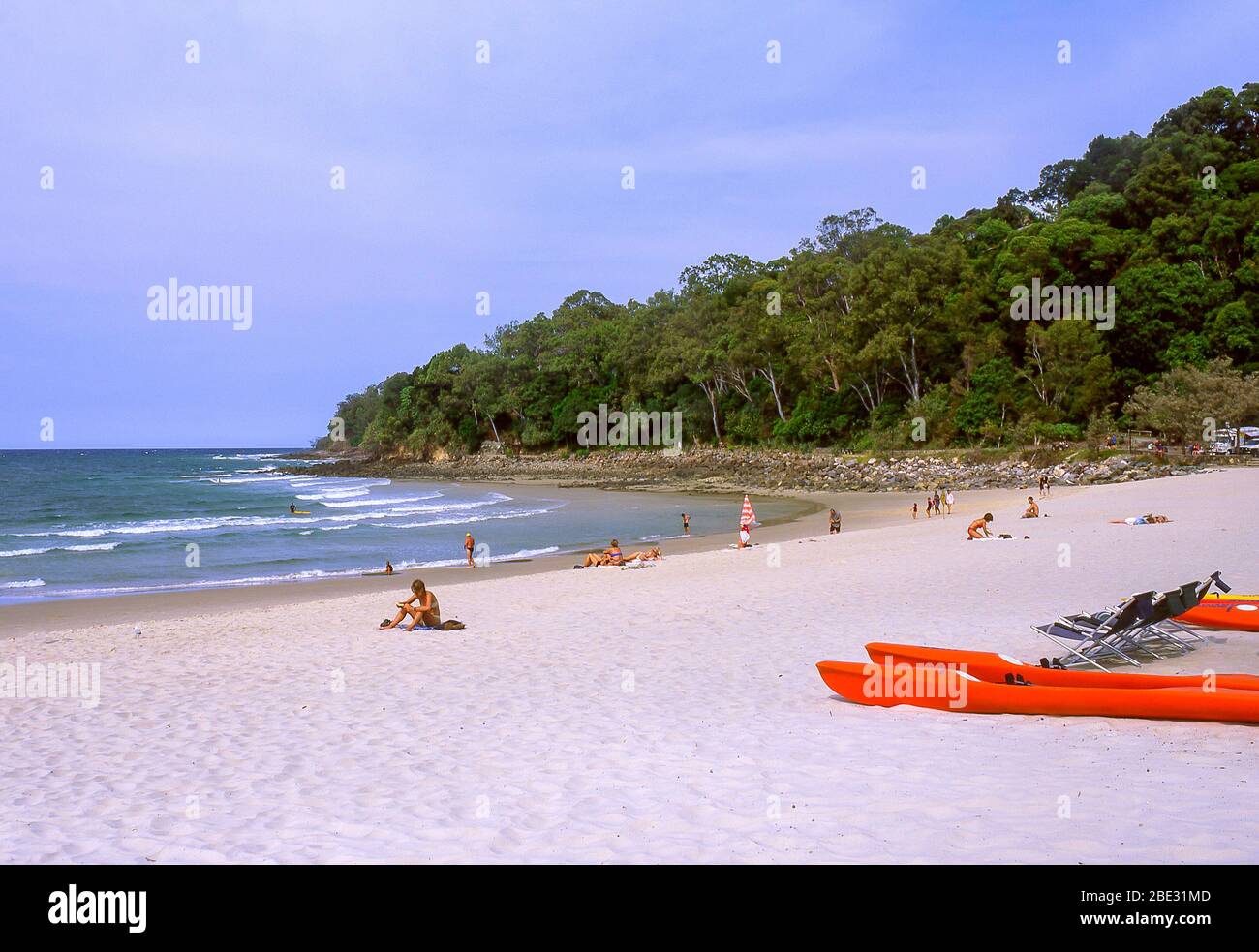 Main beach, Noosa Heads, Shire of Noosa, Sunshine Coast, Queensland, Australia Stock Photo