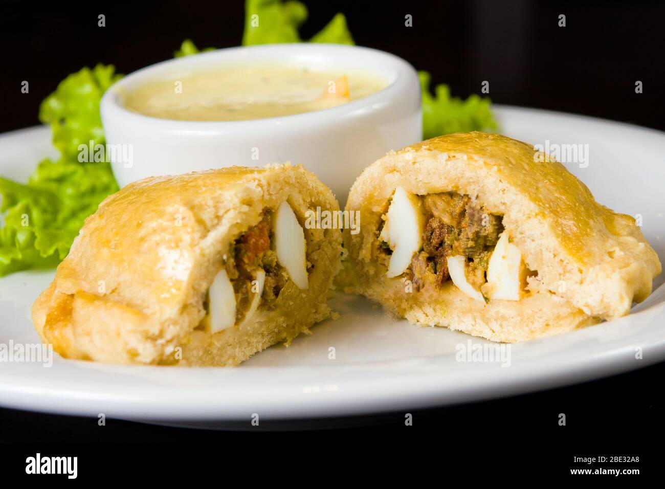 Traditional Brazilian Pastel de Forno Stock Photo Alamy