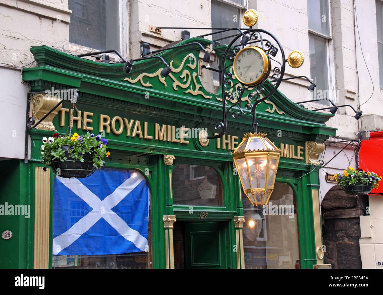 The Royal Mile, Edinburgh , Scotland, UK Stock Photo