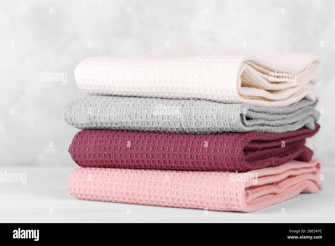 Solid Pastel Cotton Kitchen Towels