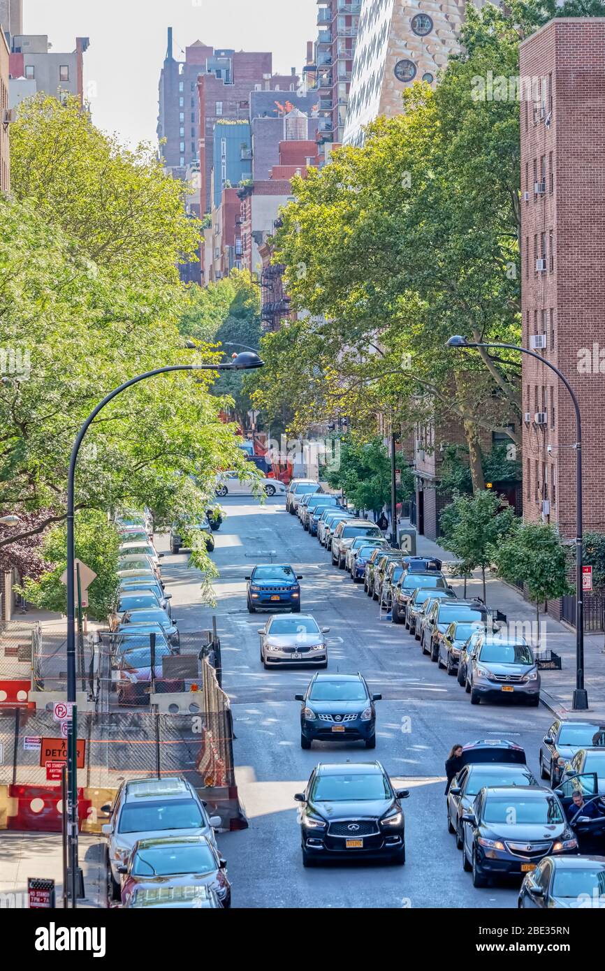 West 17th Street in New York Stock Photo