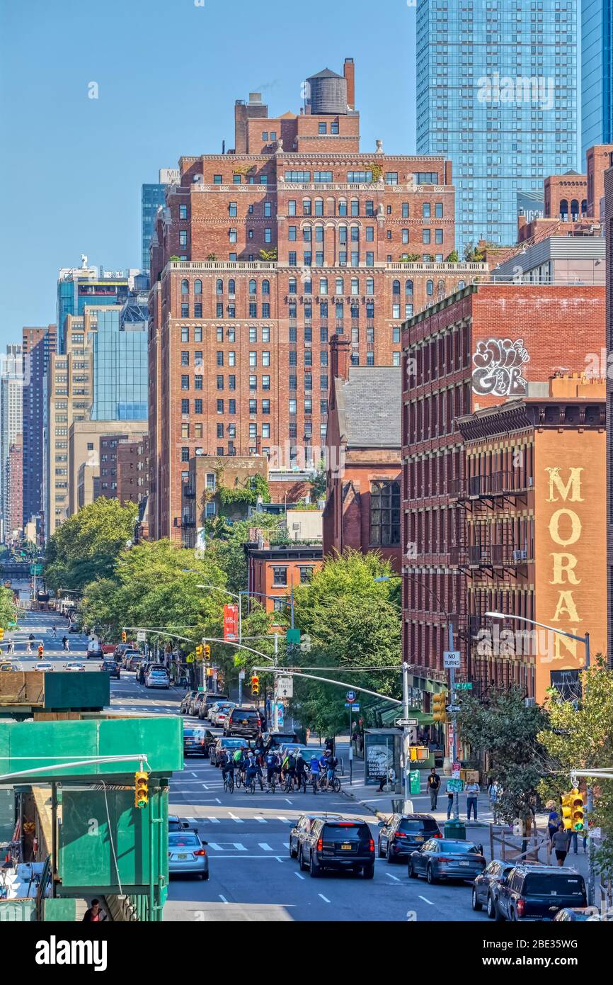 West 17th Street in New York Stock Photo