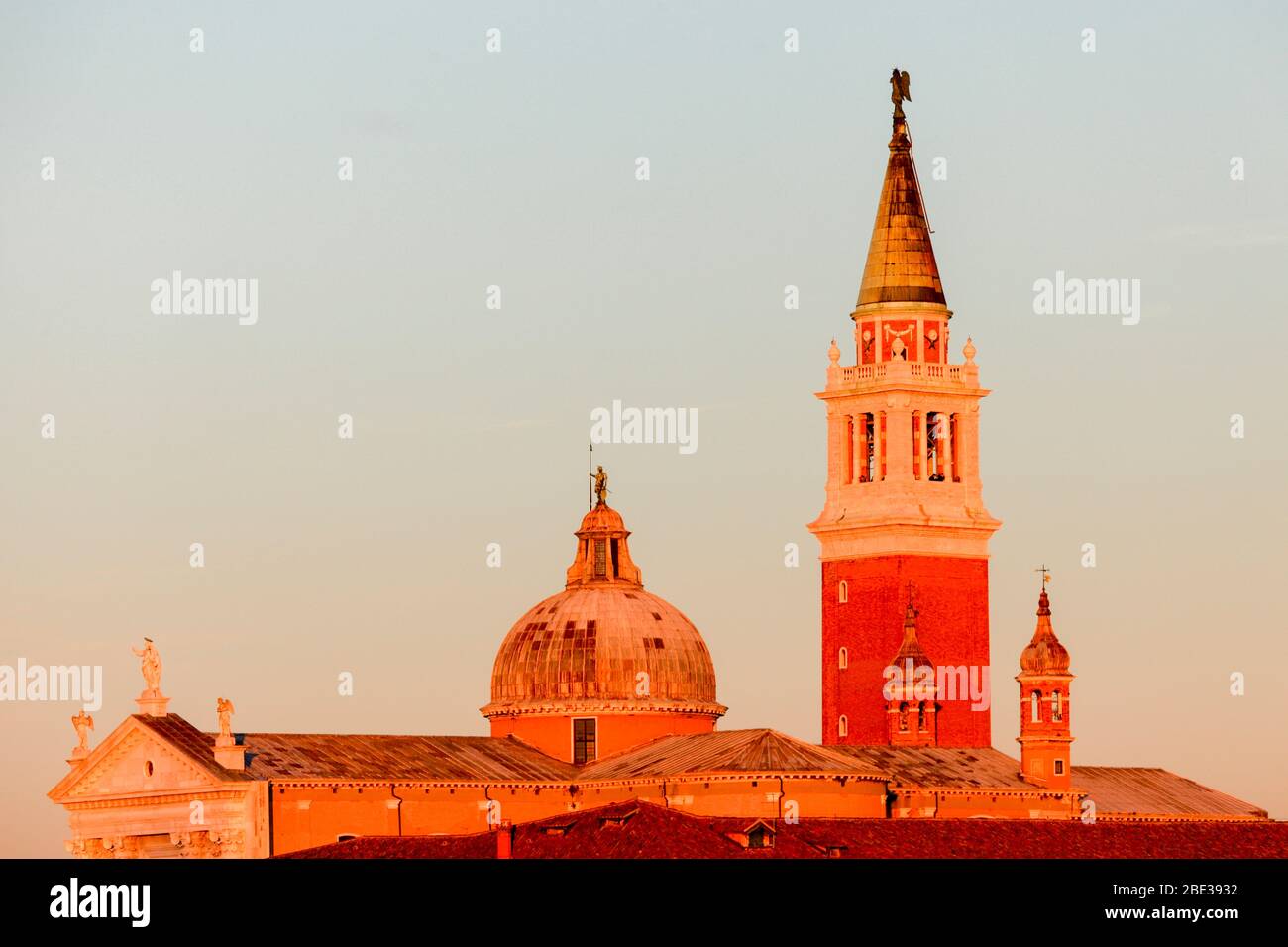 Basilica San Giorgio Maggiore, Cloister, Giorgio Cini Foundation, Venice, Veneto, Italy, Europe. Stock Photo