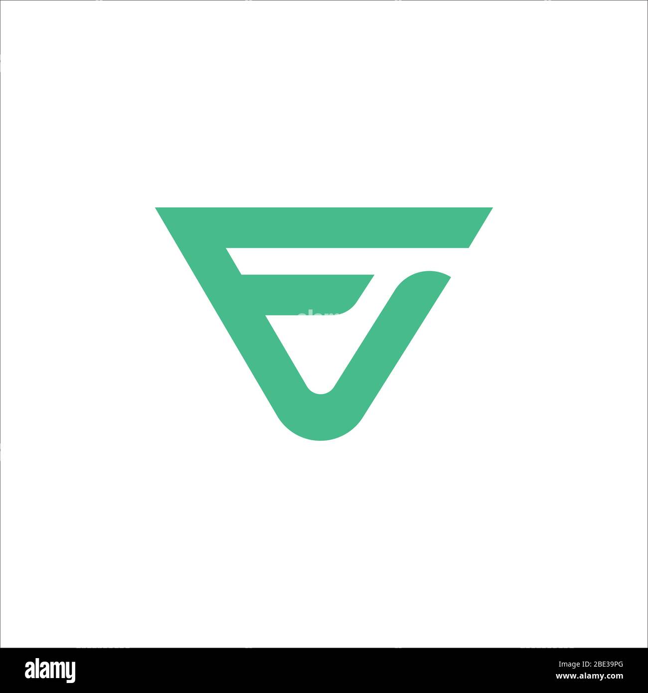 Initial letter fv logo or vf logo vector design template Stock Vector ...