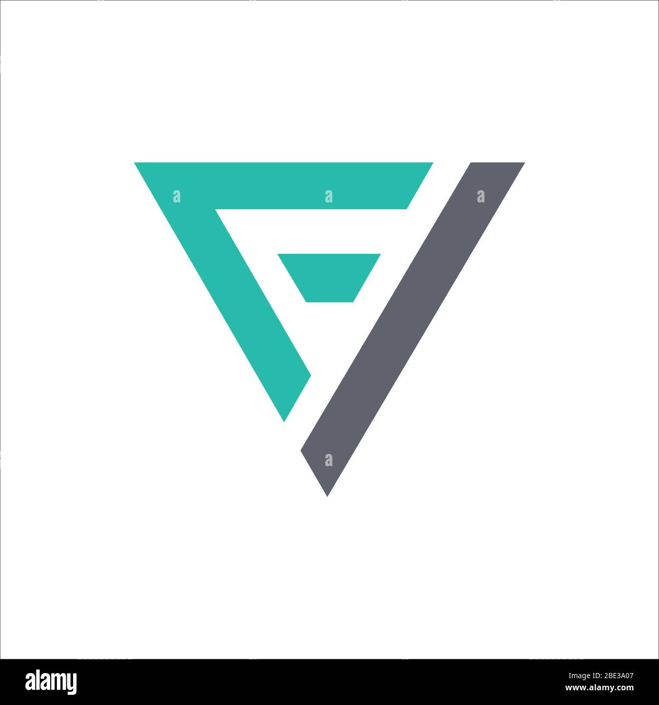 Initial letter fv logo or vf logo vector design template Stock Vector ...