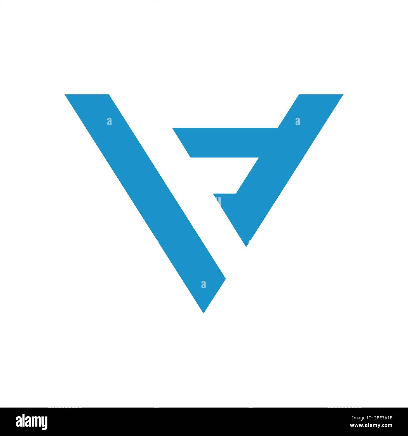 Initial letter fv logo or vf logo vector design template Stock Vector ...