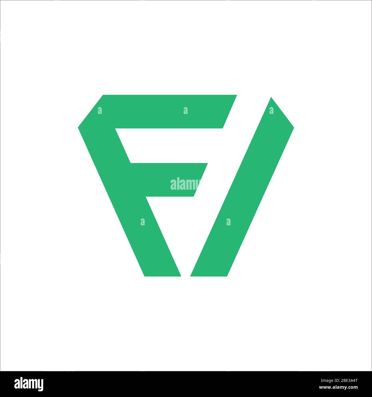 Initial letter fv logo or vf logo vector design template Stock Vector ...