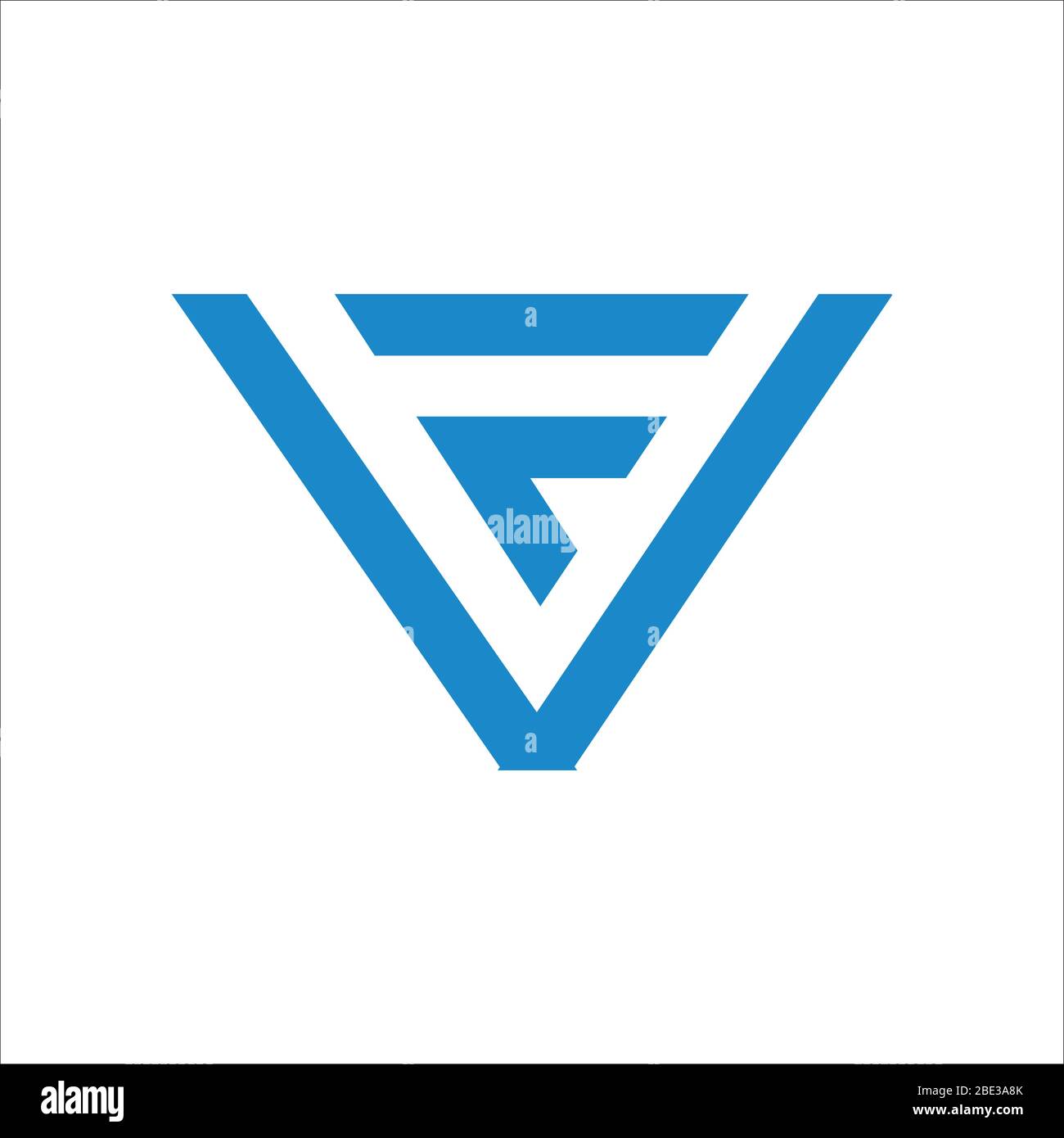 Initial letter fv logo or vf logo vector design template Stock Vector ...