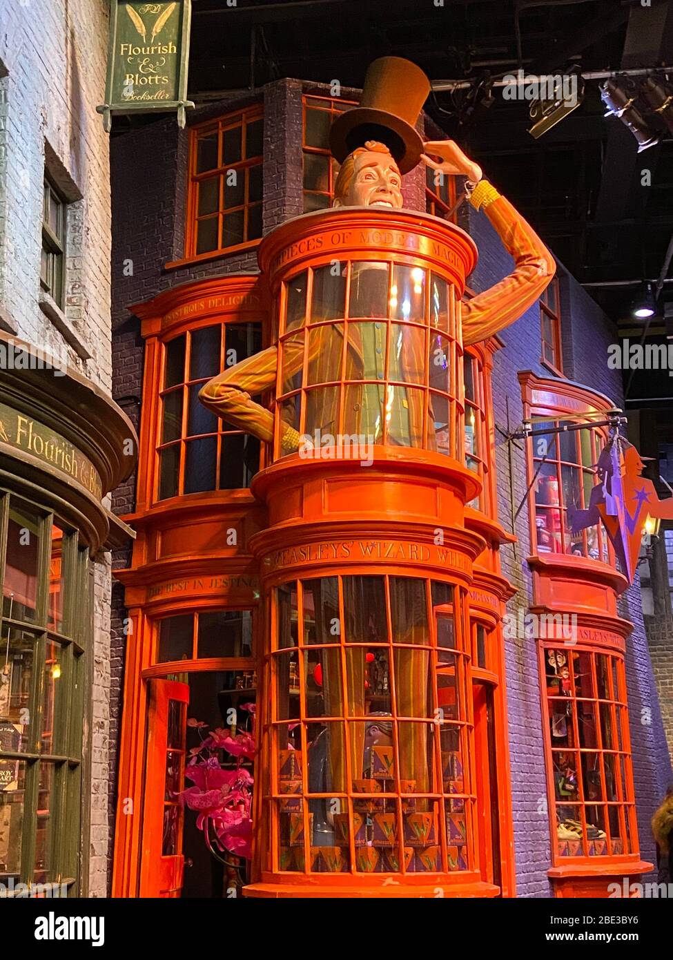 Weasleys' Wizard Wheezes - Harry Potter WB Studio Tour Stock Photo