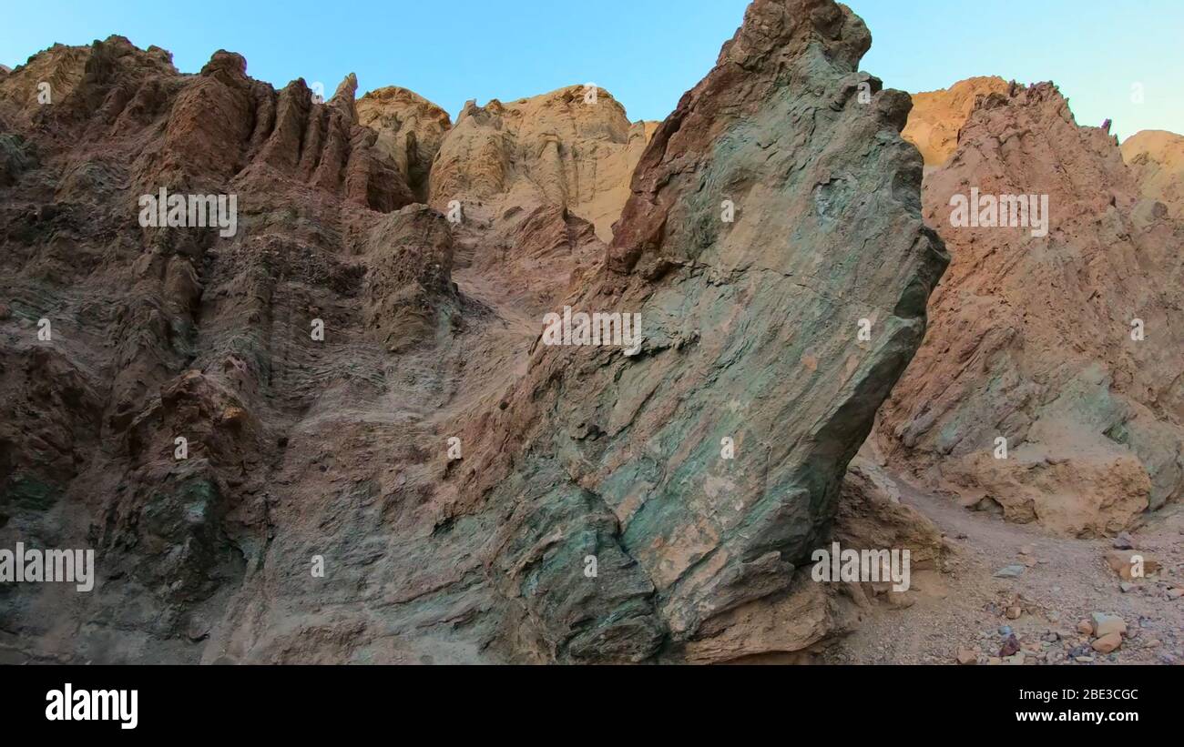 The Golden Canyon at Death Valley National Park Stock Photo - Alamy