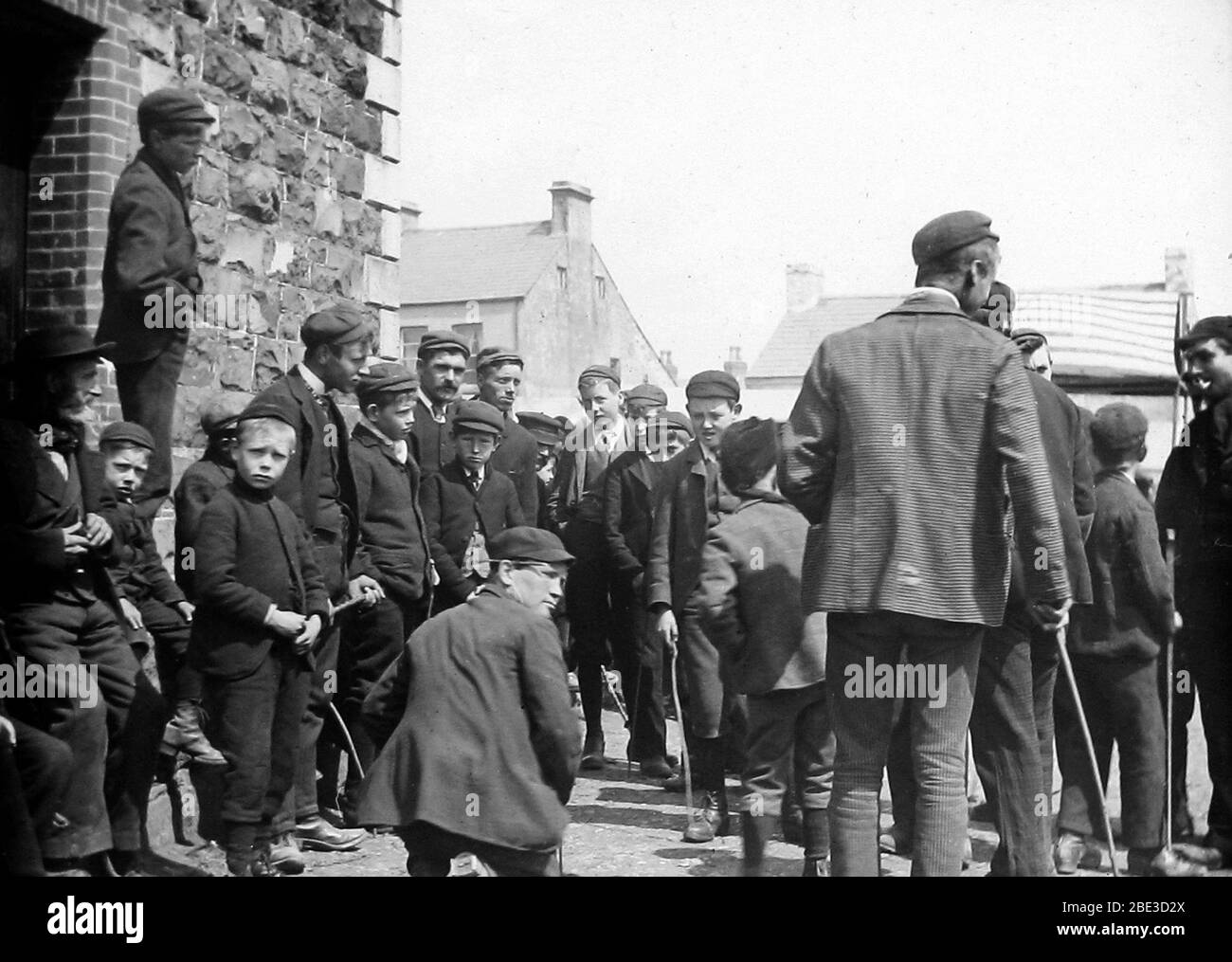 May Fair, Ballyclare, Ireland in 1883 Stock Photo Alamy