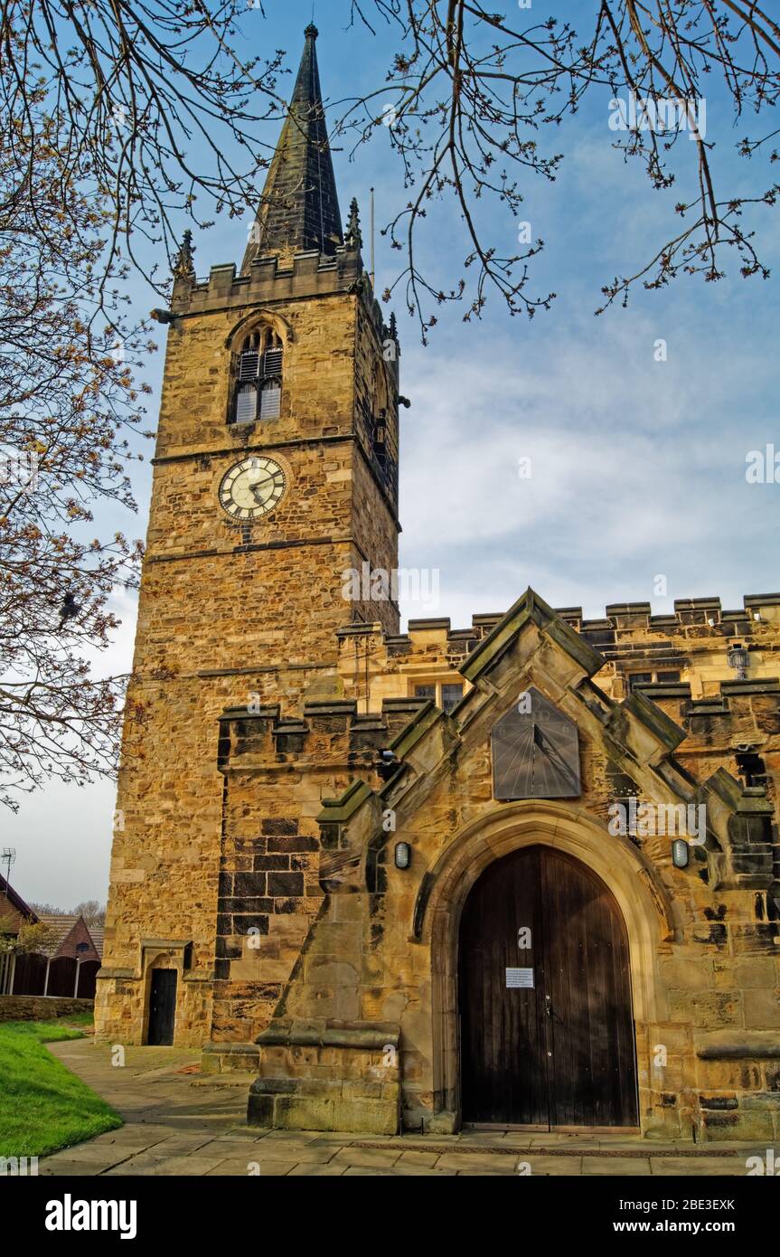 UK,South Yorkshire,Rotherham,Wath Upon Dearne,All Saints Church Stock Photo