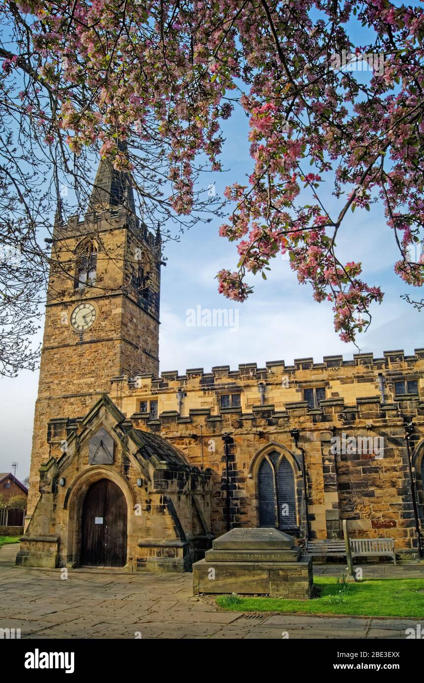 UK,South Yorkshire,Rotherham,Wath Upon Dearne,All Saints Church Stock Photo