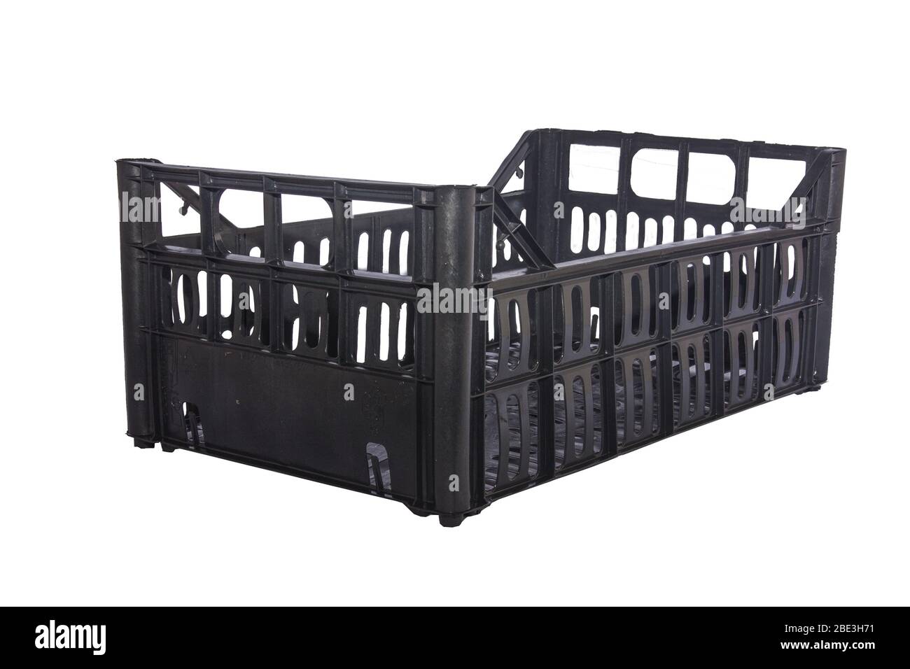 Isolated Plastic crate for vegetables Stock Photo Alamy