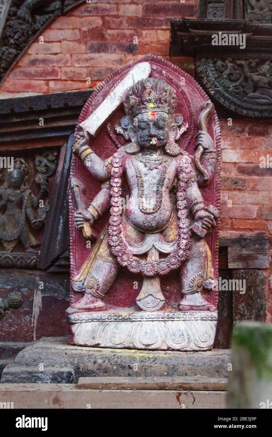 Nepal, Kathmandu, Bhaktapur, Changunarayan, Changu Narayan, Temple