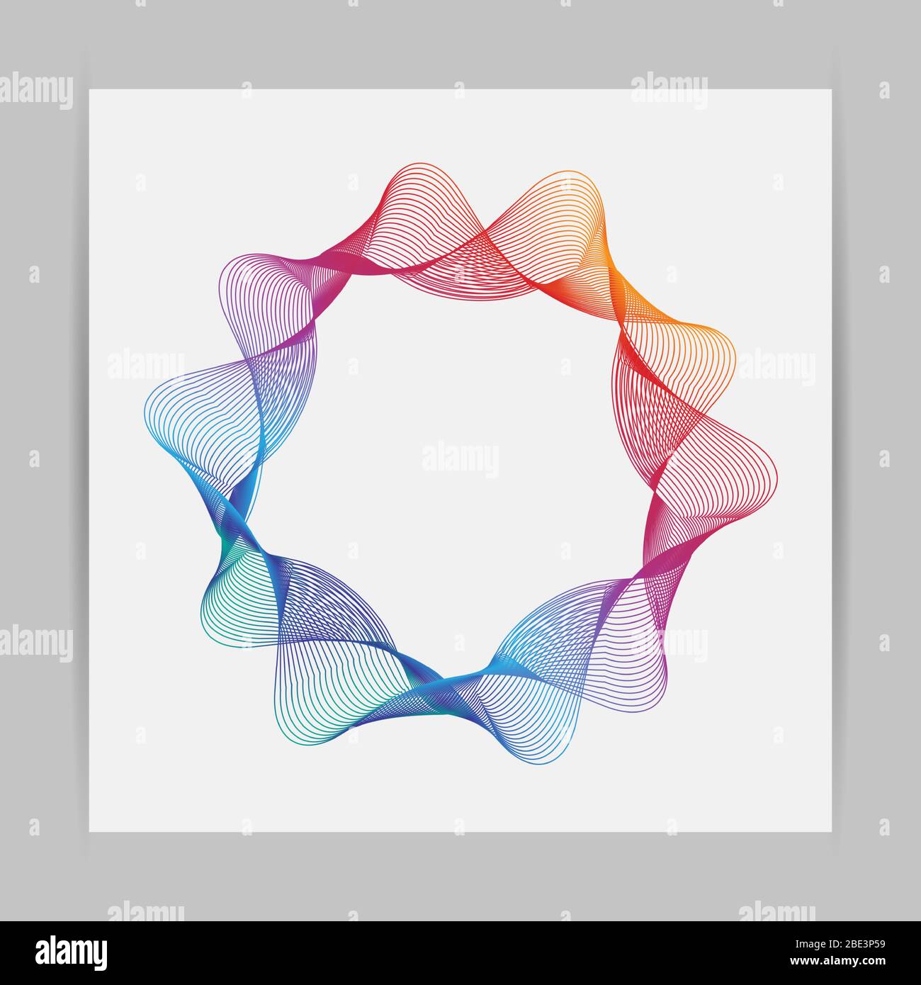 Design elements. Poligonal lines background. Vector Illustration Stock Vector