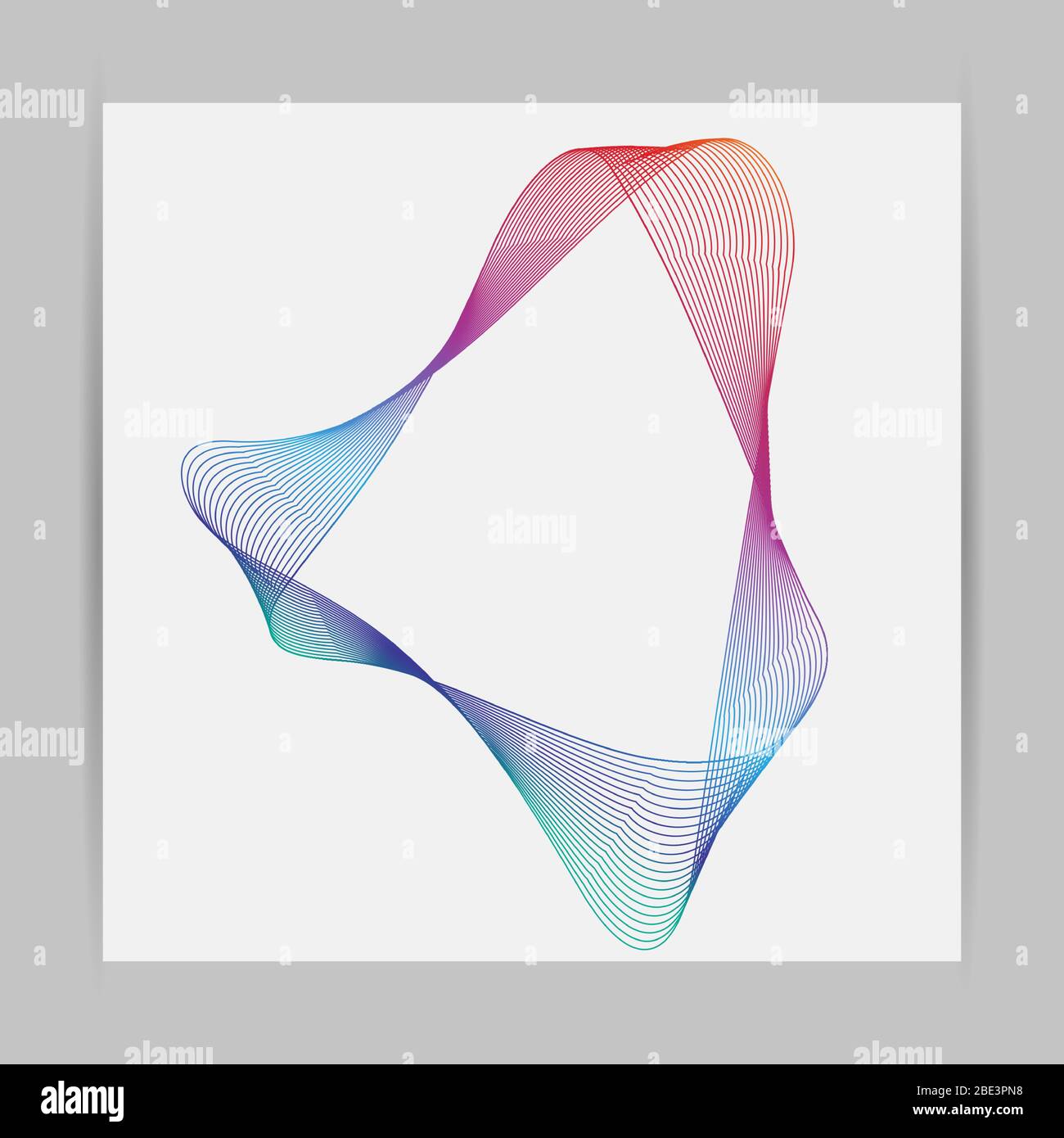Design elements. Poligonal lines background. Vector Illustration Stock Vector