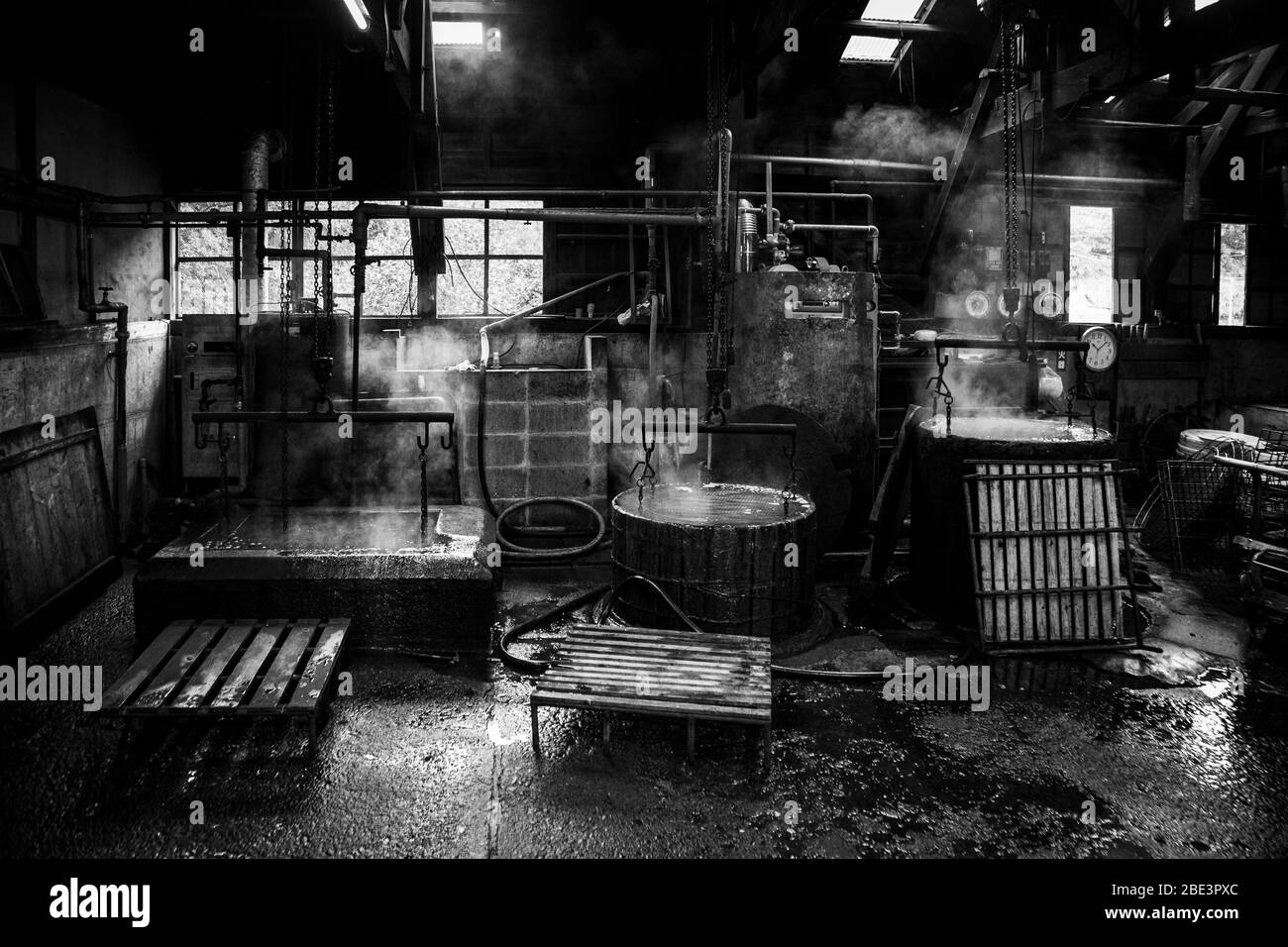 Yasuhisa Serizawa's Katsuobushi Manufacture in Nishiizu-Cho, Shizuoka, Japan Stock Photo