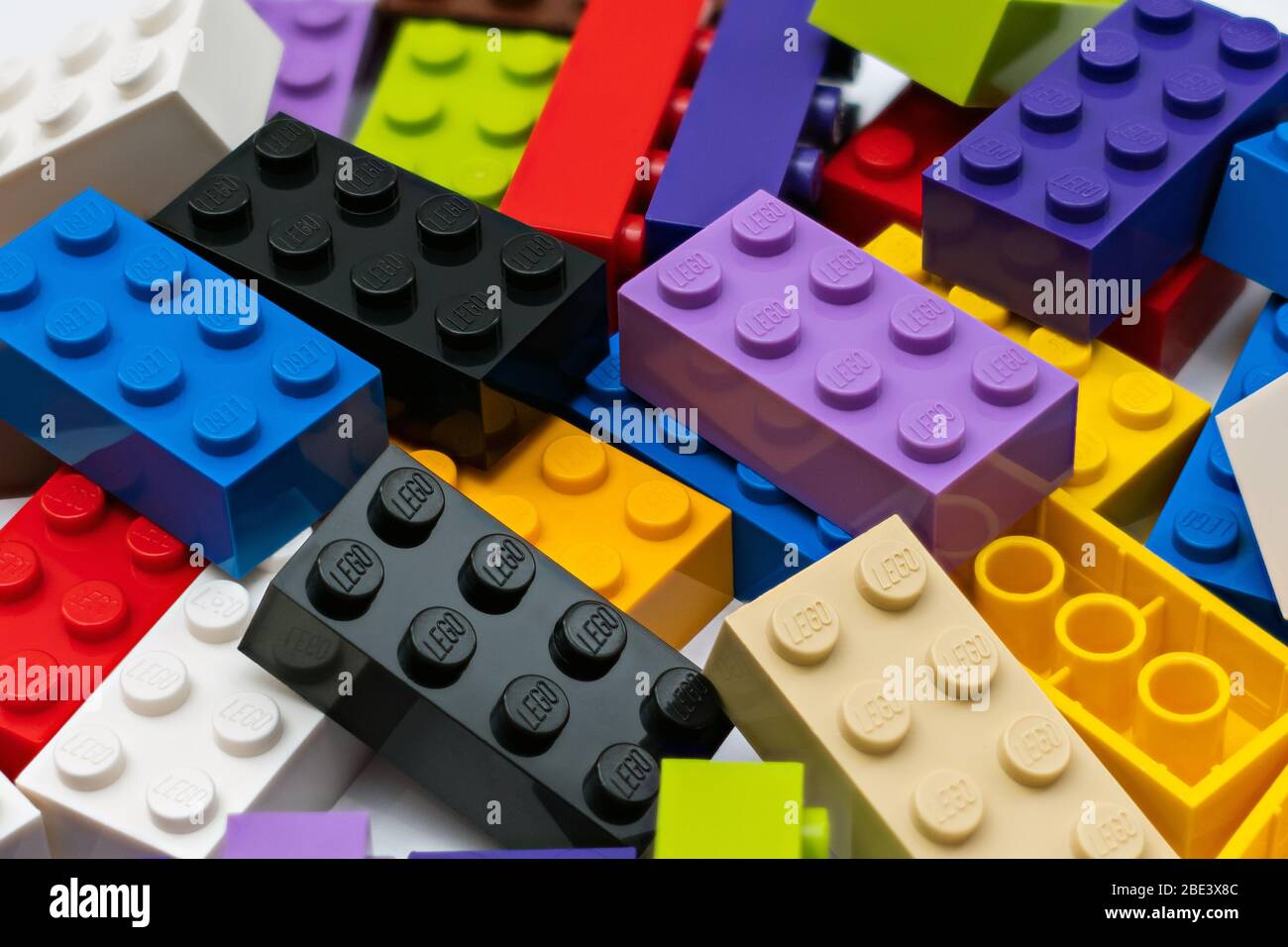 Tallinn / Estonia April 9, 2020 The most popular Lego blocks