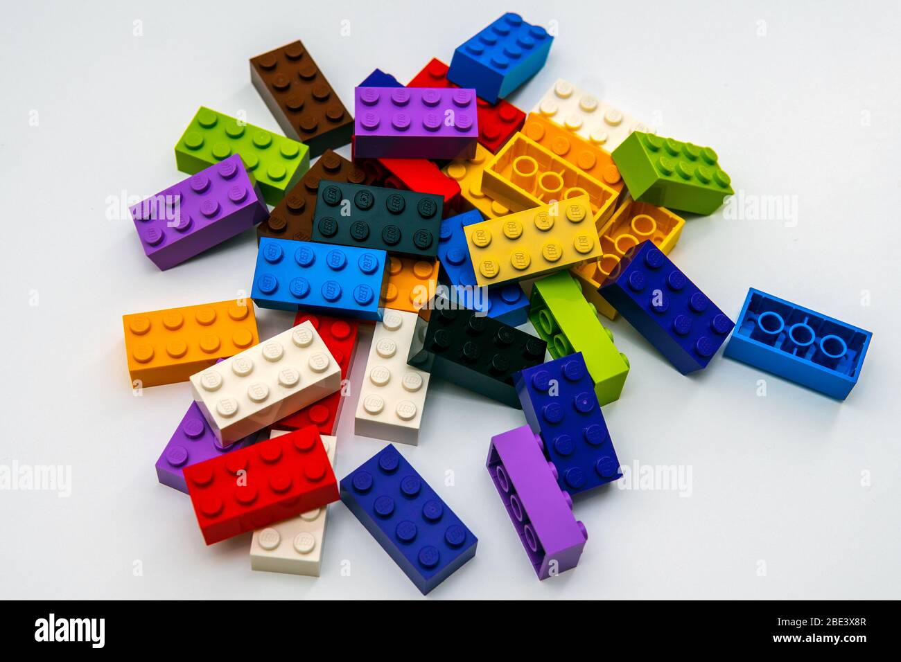 Tallinn / Estonia April 9, 2020 The most popular Lego blocks