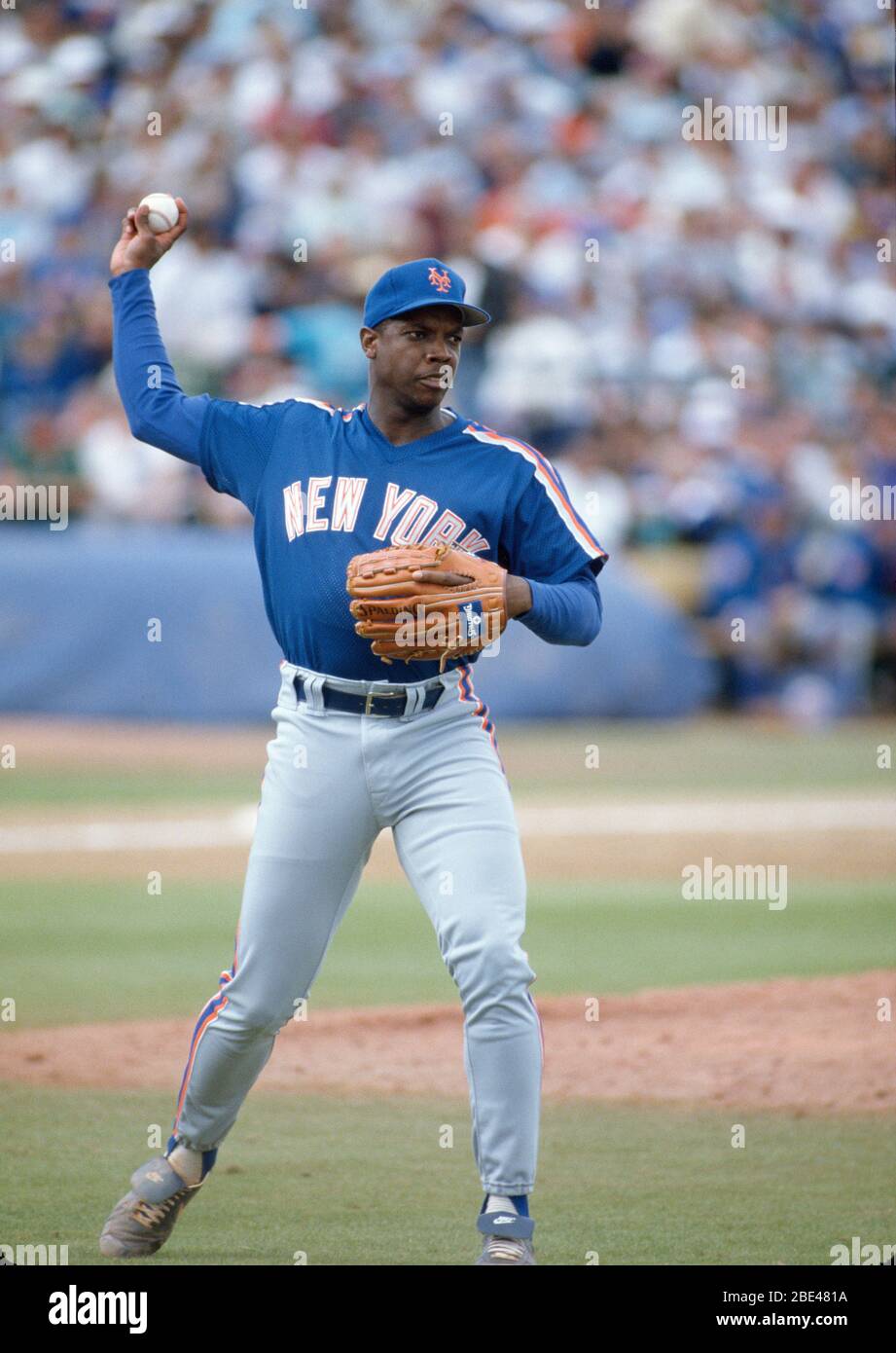 New York Mets pitcher Dwight Gooden at the Met's baseball spring training  facility in Port St. Lucie, Florida on March 11, 1989. Photo by Francis  Specker Stock Photo - Alamy