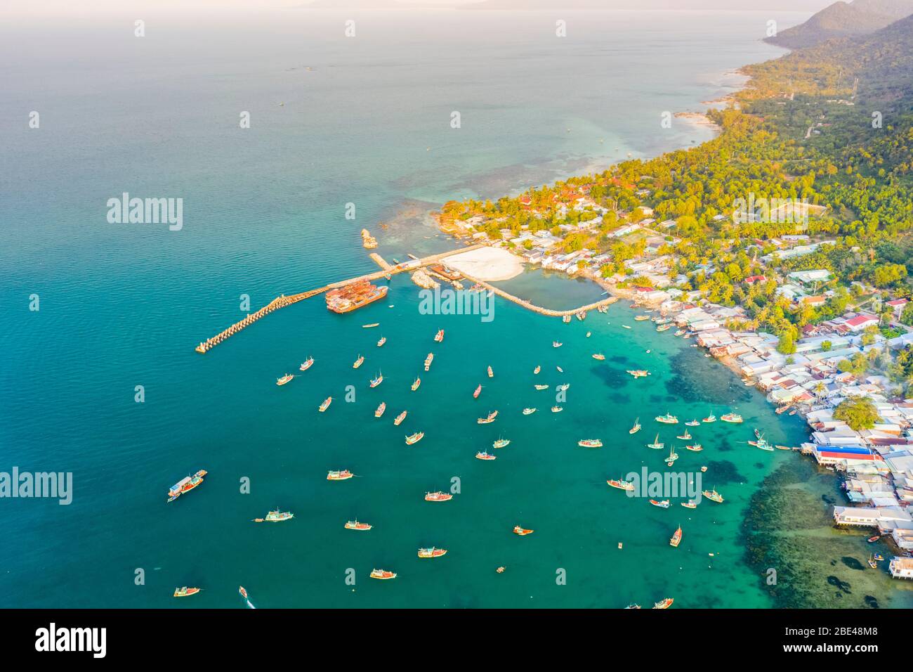 Bai bien Ganh Dau; Phu Quoc, Kien Giang Province, Vietnam Stock Photo