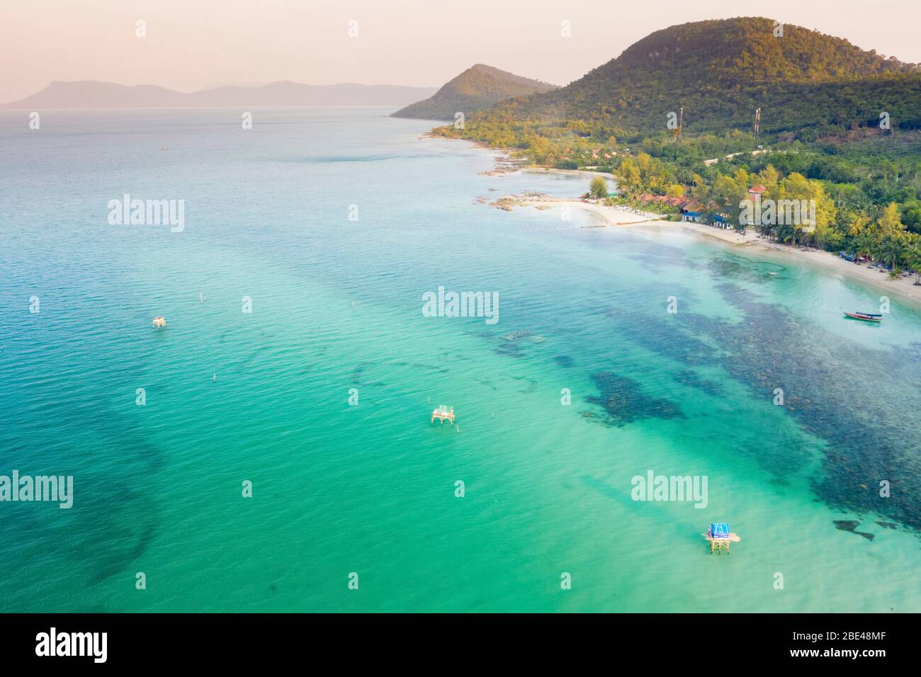 Bai bien Ganh Dau; Phu Quoc, Kien Giang Province, Vietnam Stock Photo