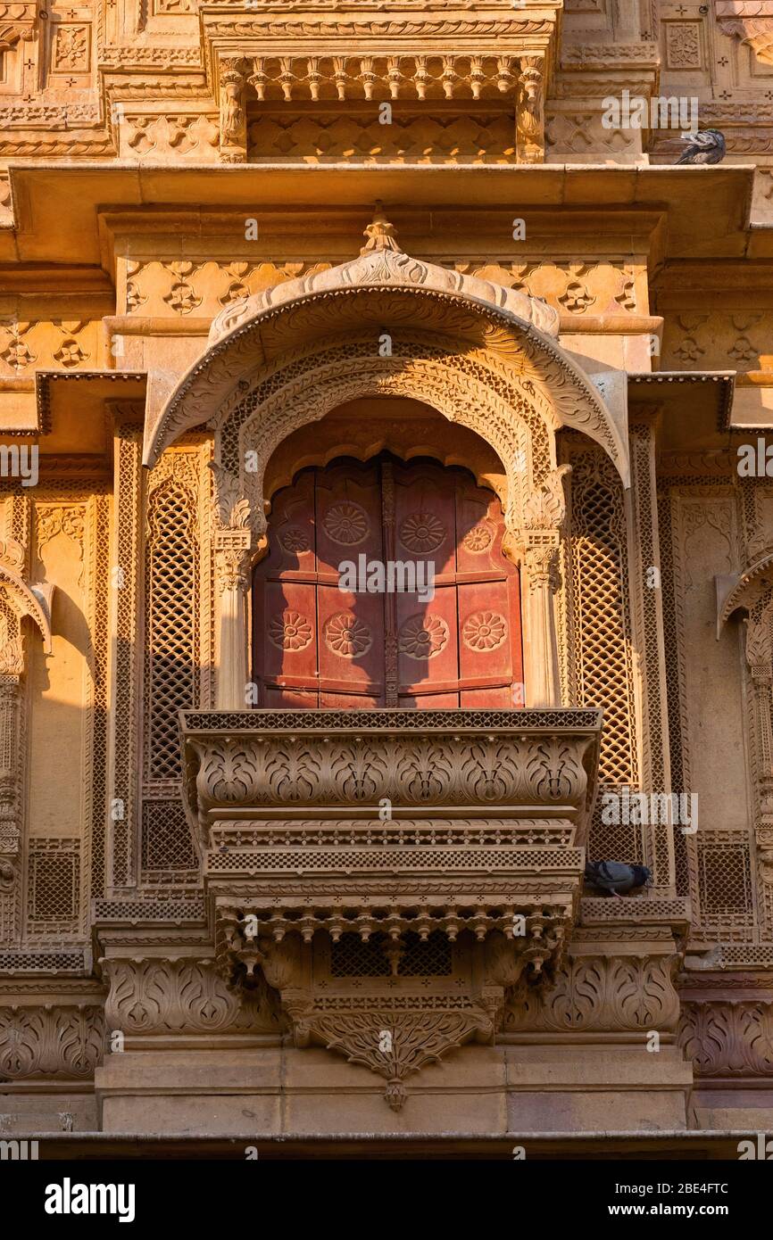 Patwa-ki-Haveli Jaisalmer Rajasthan India Stock Photo