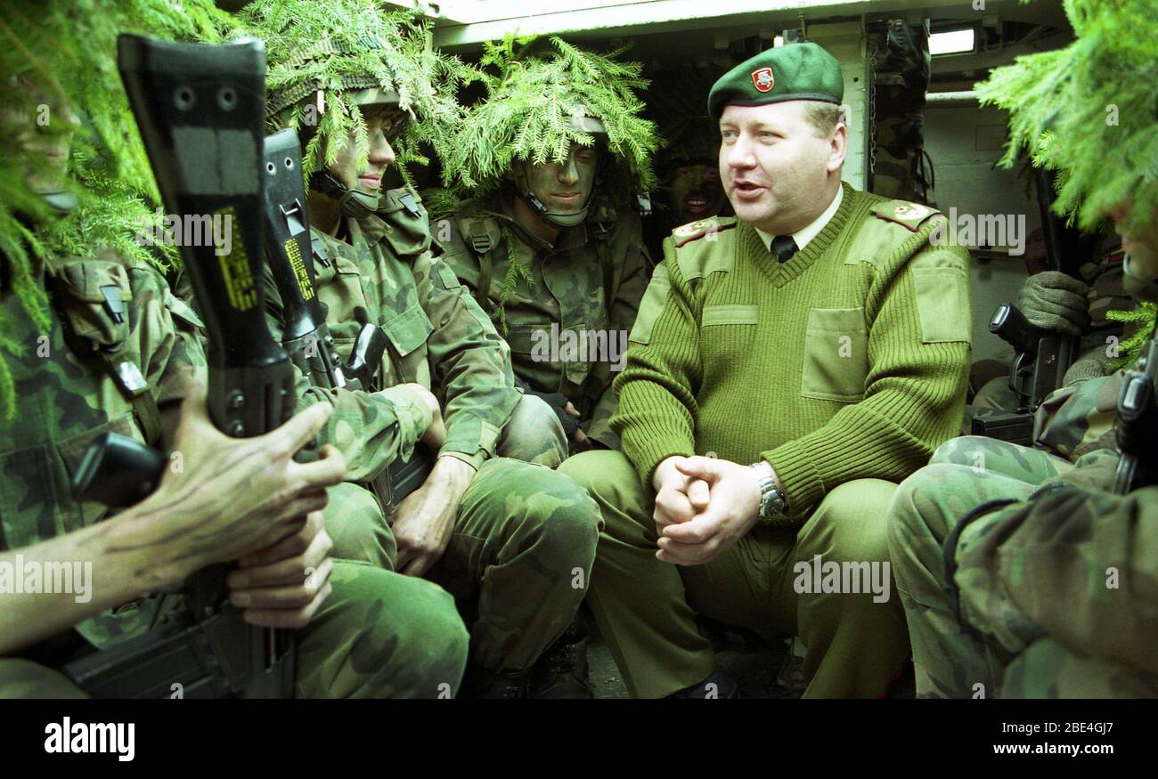 Valdas Tutkus - Commander of the Lithuanian Armed Forces 2004–2009 Stock Photo