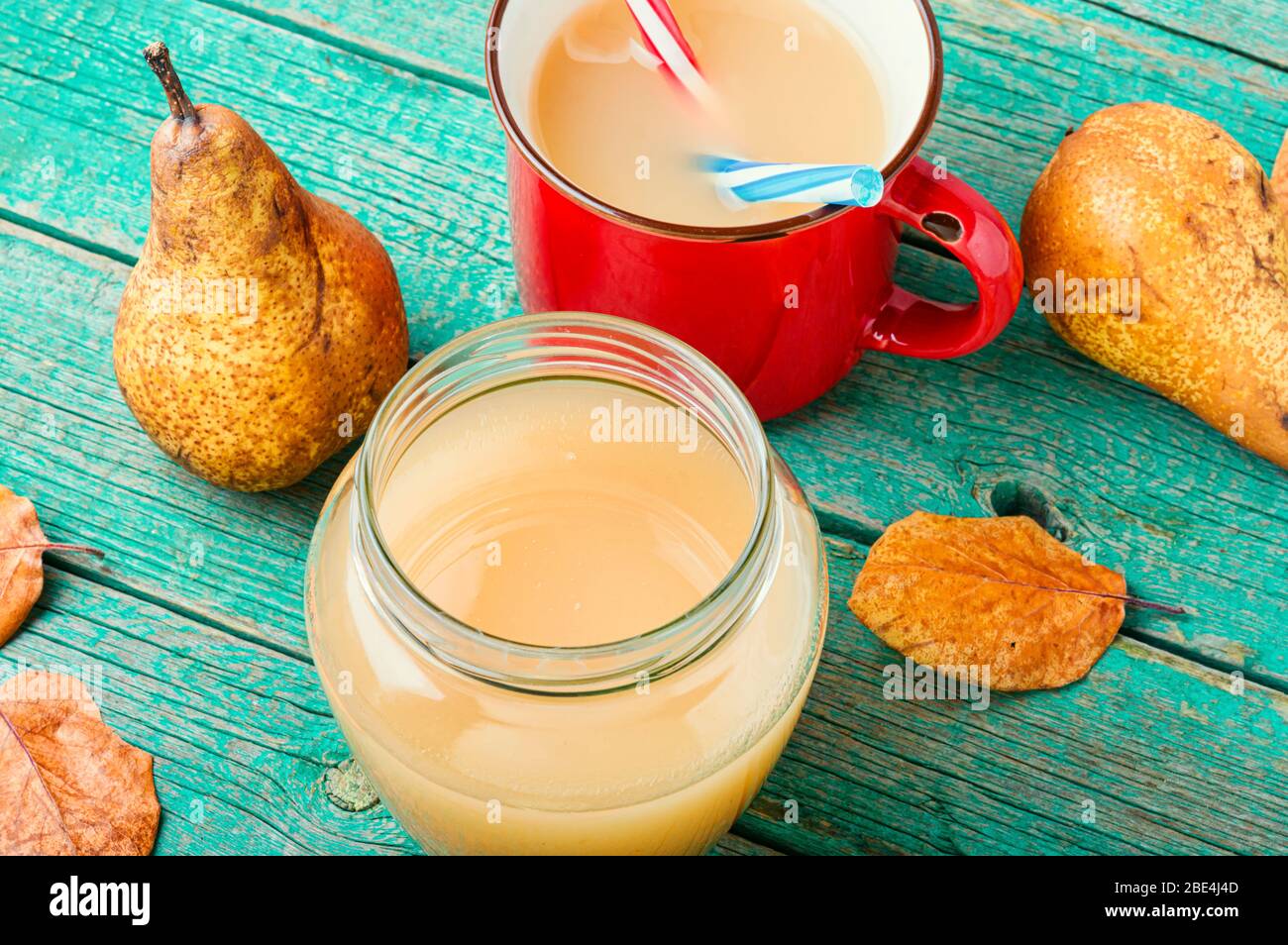 Pear fruit natural juice hi-res stock photography and images - Alamy