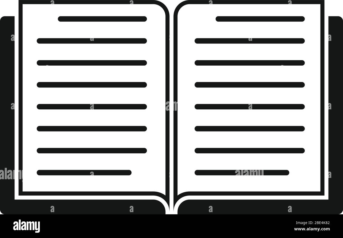 Open Justice Book Icon Simple Illustration Of Open Justice Book Vector Icon For Web Design Isolated On White Background Stock Vector Image Art Alamy