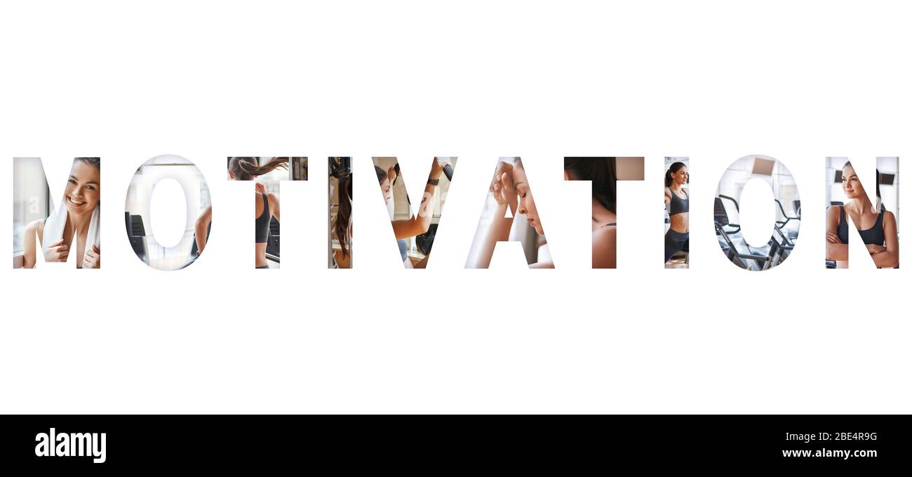 Woman different gym equipment Cut Out Stock Images Pictures Alamy