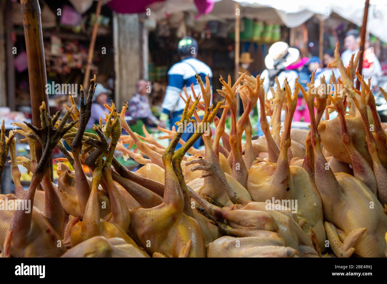 Siem Reap, Laos market Stock Photo