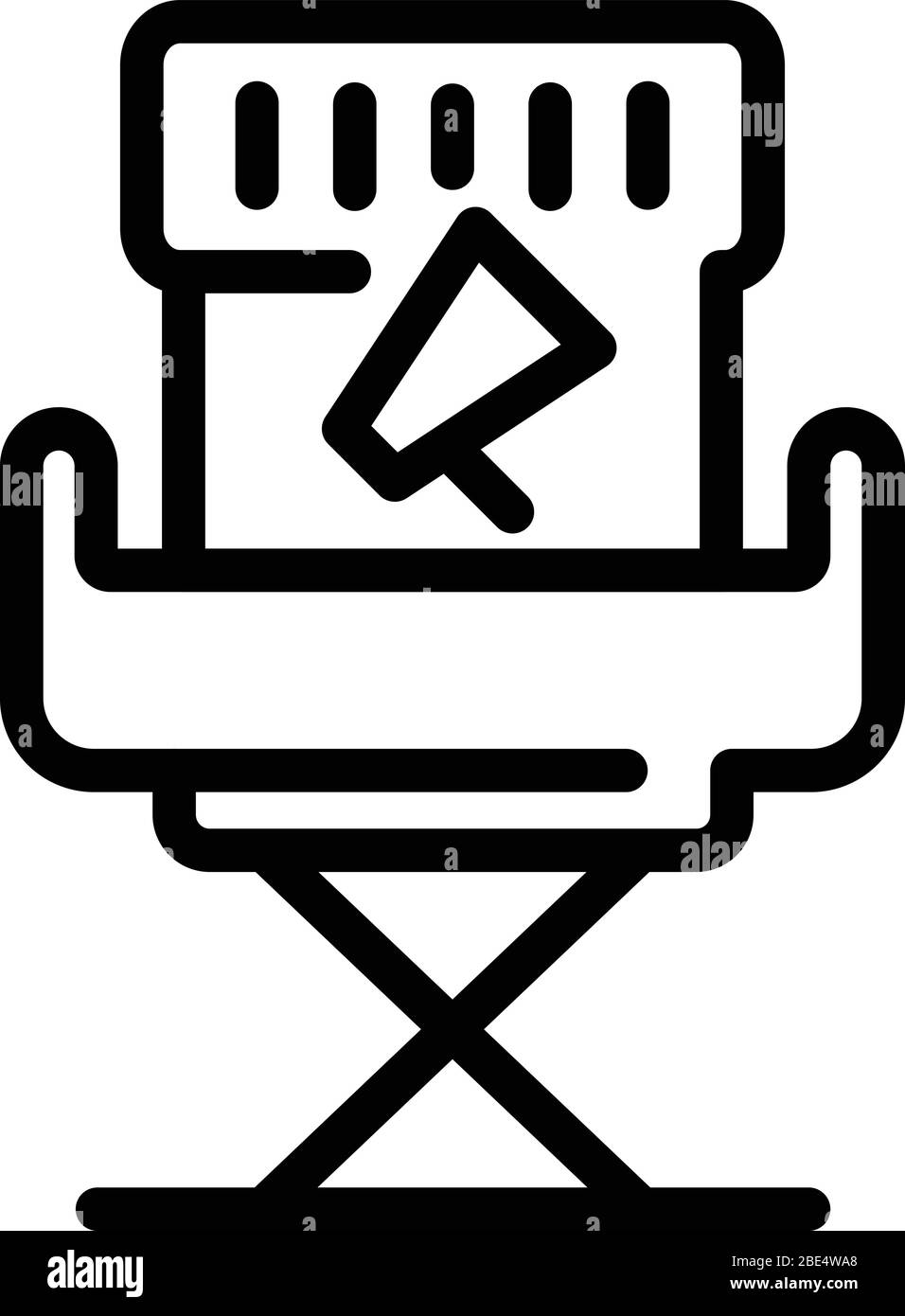 Manager chair icon, outline style Stock Vector Image & Art - Alamy
