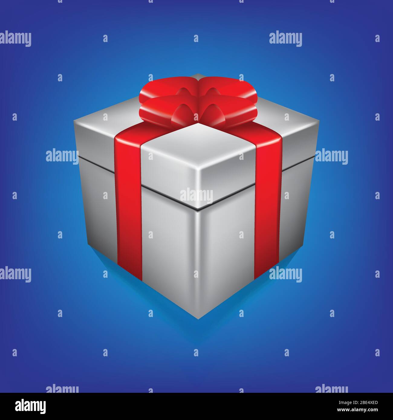 Realistic Open Box. Gift Box. Vector Illustration Stock Vector