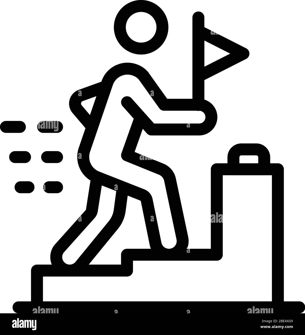 Step up icon, outline style Stock Vector Image & Art - Alamy
