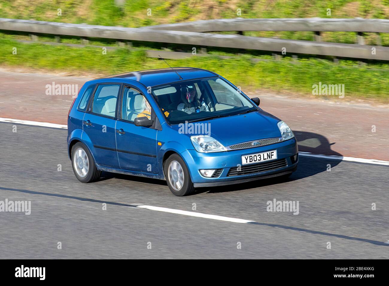 Blue Ford Fiesta High Resolution Stock Photography and Images - Alamy