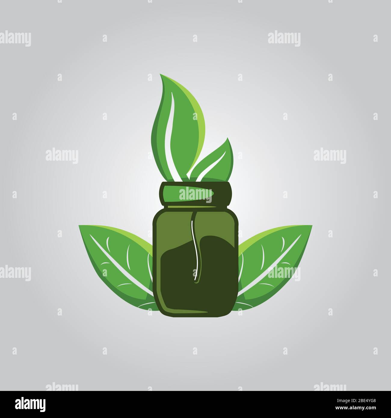 Panjar Icon Pan, Jar or bowl and leaf healthy logo vector illustration Stock Vector ...