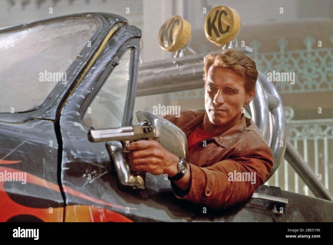 LAST ACTION HERO 1993  Columbia Pictures film with Arnold Schwarzenegger Stock Photo