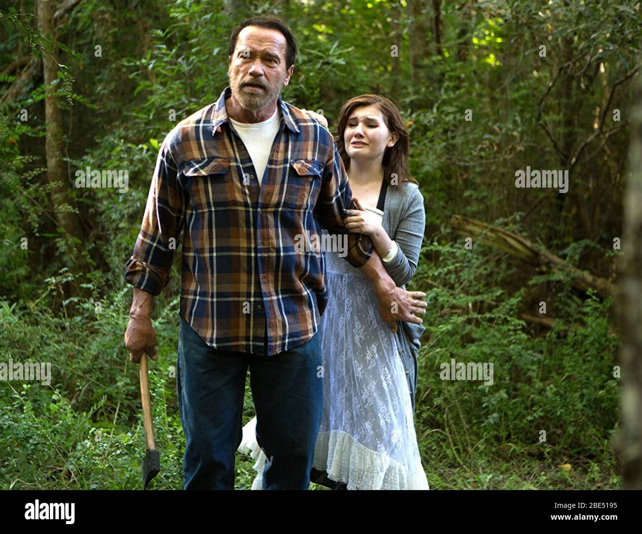 MAGGIE 2015 Lionsgate Films production with Arnold Schwarzenegger and Abigail Breslin Stock Photo