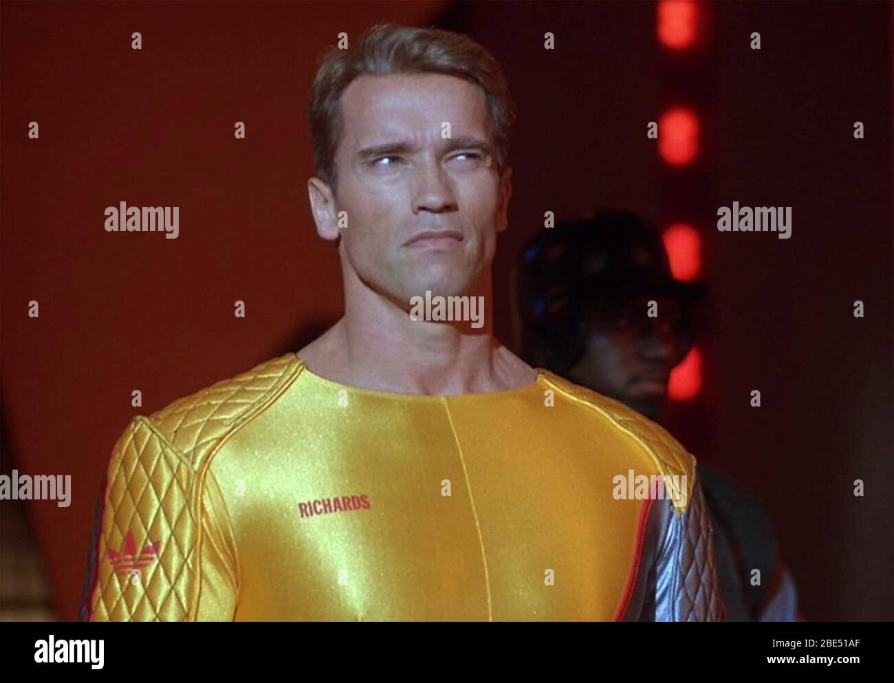THE RUNNING MAN 1987 TriStar Pictures film with Arnold Schwarzenegger Stock Photo