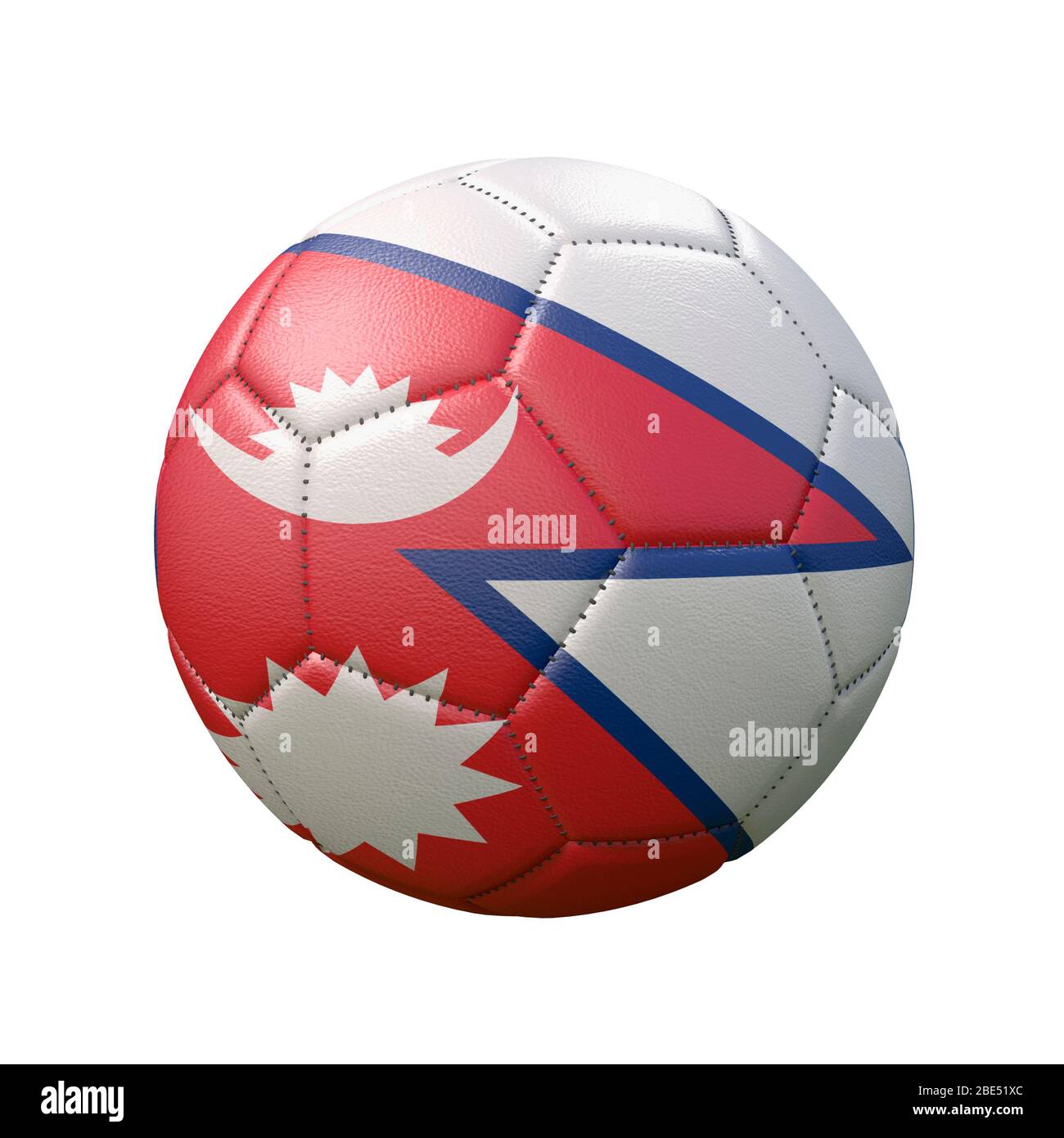Flag nepal football soccer Cut Out Stock Images & Pictures Alamy