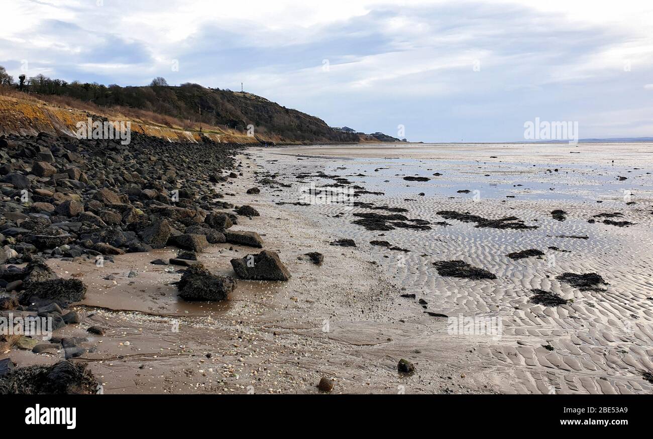 Fife Coastal Path from Burntisland to Kirkcaldy Scotland UK Stock